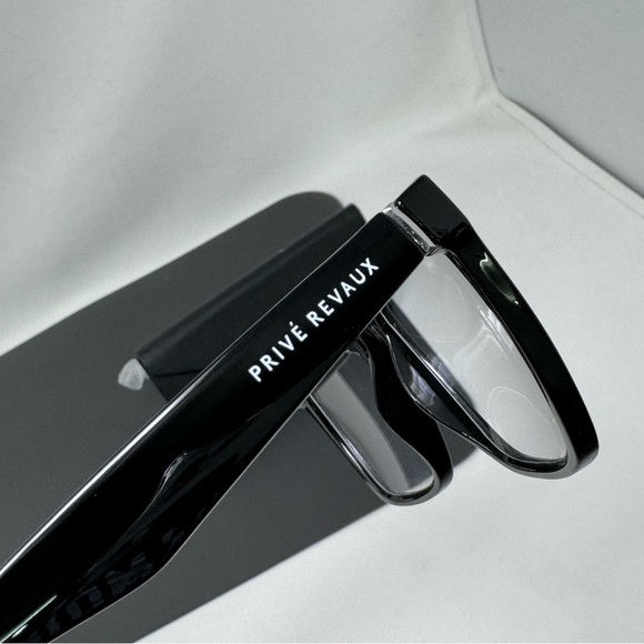 Prive Revaux Eyeglasses Frames Black Handcrafted The MLK 56-16-141 Wide Lenses - Picture 10 of 14